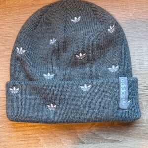 Adidas Kids Charcoal Knit Beanie